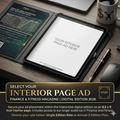 Interior Page 8.5 x 11" Media Kit 2026 Digital Print Magazine